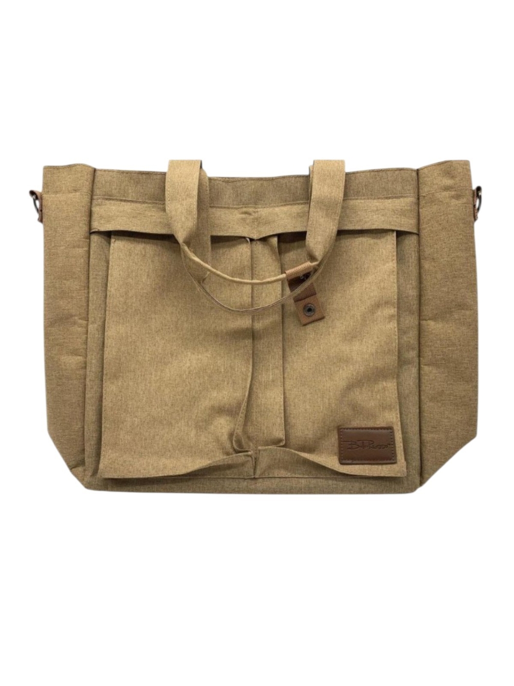 Bella Russo Beige Canvas Tote